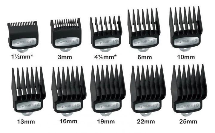 Набор насадок Wahl Premium 10 шт. 03421-100 фото
