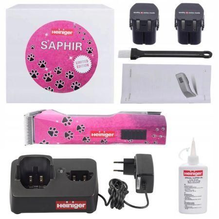 Машинка для стрижки собак Heiniger Saphir Pink c 2-я аккумуляторами 707-745.70 фото