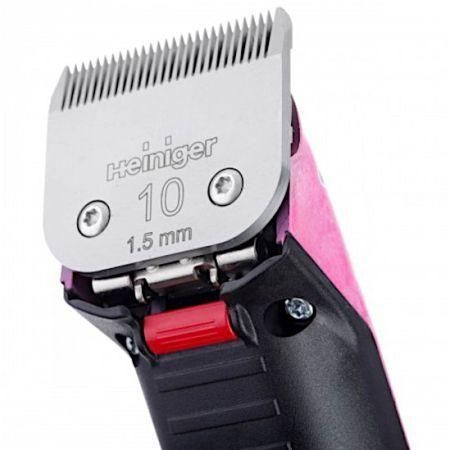 Машинка для стрижки собак Heiniger Saphir Pink c 2-я аккумуляторами 707-745.70 фото