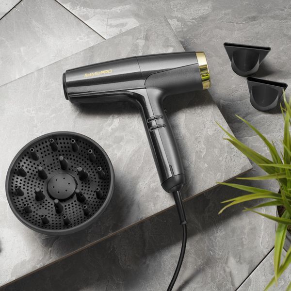 Фен професійний Babyliss PRO Falco Grey&Gold BAB8550E BAB8550E фото
