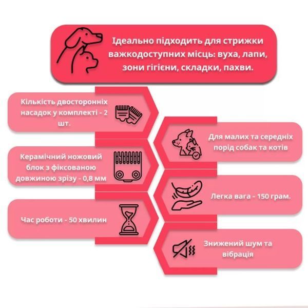 Машинка для грумінгу тварин Codos CP-7800 CP-7800 фото