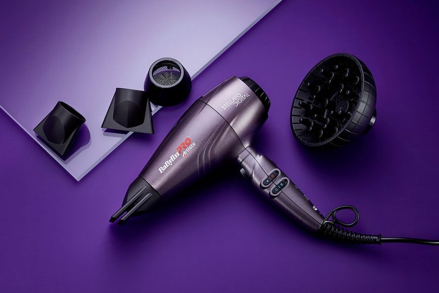 Фендля сушіння волосся BaByliss PRO BAB7500IE Stellato Digital BAB7500ІЕ фото