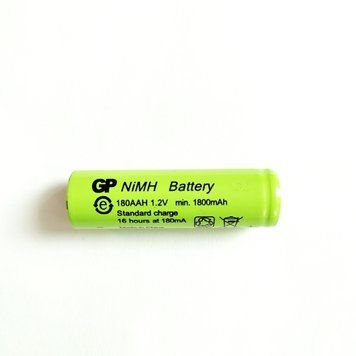 Акумулятор GP 180AAH 1800 mAh, AA Ni-MH 1.2V GP 1800 Ni-Mh фото