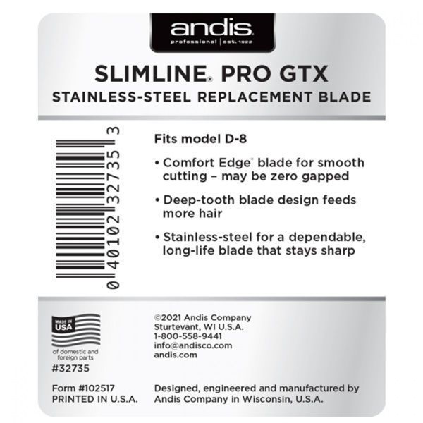 Ніж до тримера Andis Slim Line Pro LI D-8 GTX AN 32735   фото