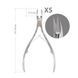Кусачки ногтевые OLTON XS+чехол, режущая часть 14-16 мм OLTON XS фото 2